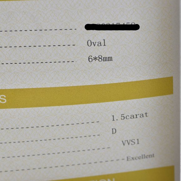 Certified Moissanite Diamond Oval Cut Diamond Loose Stone - Picture 3 of 7